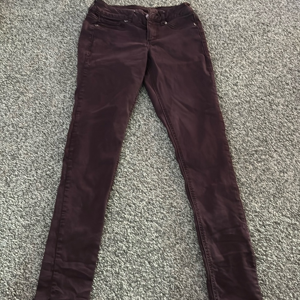 maurice’s maroon jeans